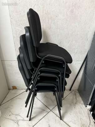 Black Stackable Tosca Chair image 2