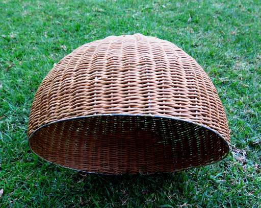 WICKER LAMP SHADE IMPORTED image 6