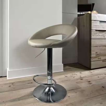 Swivel Leather Bar Stool image 6