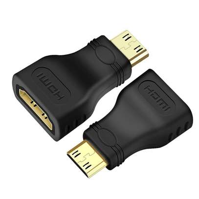 Mini Hdmi To Hdmi Adapter Male To Female Converter Gold Plat image 6