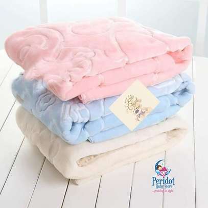 Fashion Warm Large Fleece Baby Shawl Blanket-Multicolour image 1