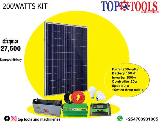 200watts Complete Solar Kit image 1