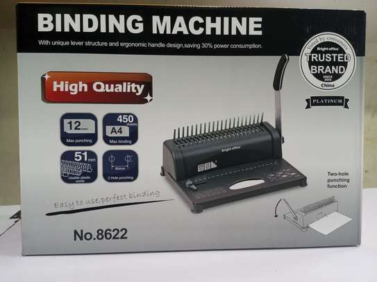 COMMERCIAL Office Spiral A4 Comb Binder Binding Machine image 2