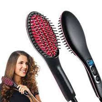 Hot Comb Ceramic Hair Brush Straightener image 2
