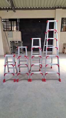 DOUBLE SIDED (DUAL STEP) ALUMINIUM LADDERS FOR SALE image 2