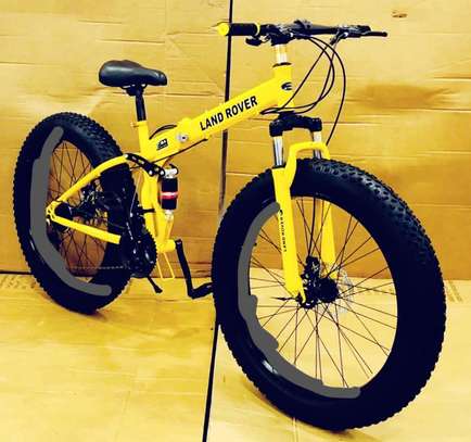Brand new foldable fat tyre mountain bicycle image 1