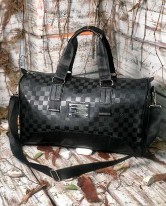 *Designer Lv Hugo Boss Gucci QP Dior Mcm Money Travel Daffle Duffle Leather Bags*

. image 1