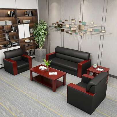 Office Table; Executive Mahogany Office Table image 2