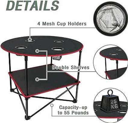 Portable Folding Picnic Table Outdoor Camping image 1