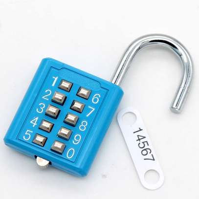 8-Digit Combination Padlock Push Button Lock image 2