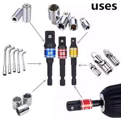 PRO DRILL ADAPTER SET(8pcs) FOR SALE image 1