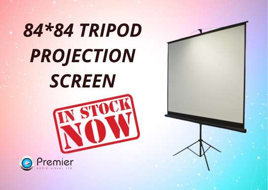 tripod projection screen84*84 image 1