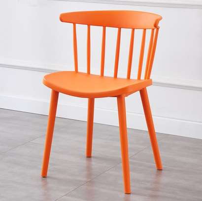 Modern Bistro Plastic Chair for Indoor & Outdoor Use image 1