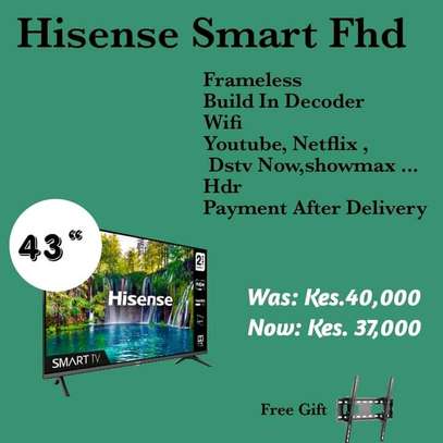 43 Hisense smart digital +Free wall mount image 1