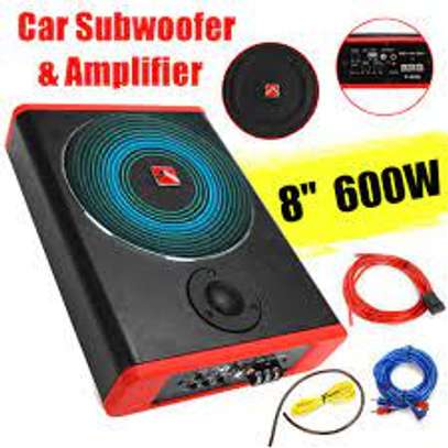 8" 12V 600W Car Under Seat Subwoofer Speaker Stereo image 2