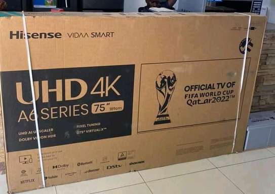 75 Hisense Smart UHD Television Frameless - End Month sale image 1