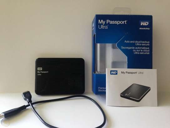 Western Digital MY PASSPORT ULTRA 500GB EXTERNAL HDD USB3.0- BLACK image 2