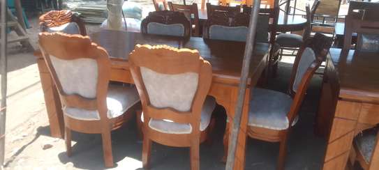 Dinning table  with 6 chairs image 1