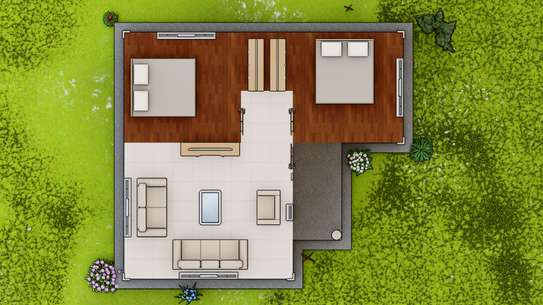 A lovely two bedroom design image 3