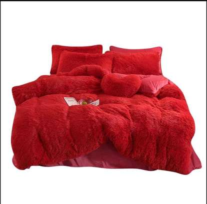 Velvet plush Fluffy Duvet set image 3