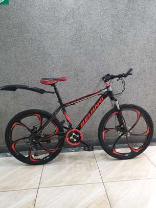 Chrome Mountain Bike Size 26 Bicycle Red image 1
