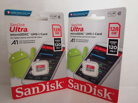 128GB SanDisk Ultra MicroSDXC UHS-I Card image 1
