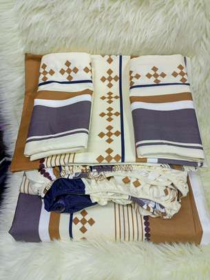 Super quality pure cotton bedsheets with a matress cover image 13