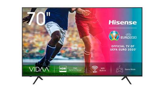 Hisense 70 Inch 4K UHD Frameless Smart LED TV With Bluetooth (2020 Model) 70A7100 image 1