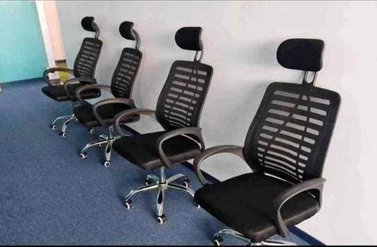 Office Chair; Fancy Ergonomic Headrest Office Chair image 2
