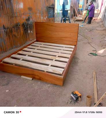 Mahogany floating bed image 4