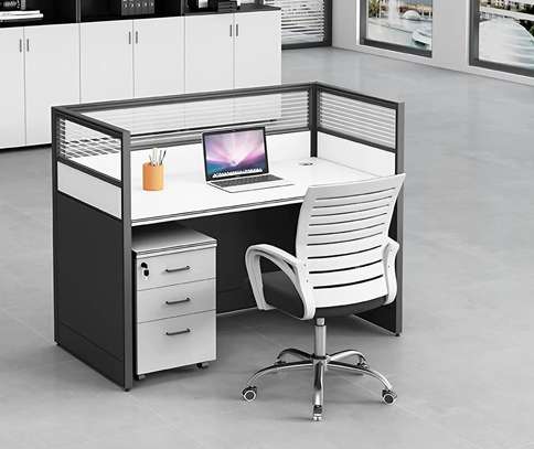 Office Desk; Open-Plan 1-Seat Office Workstation image 4