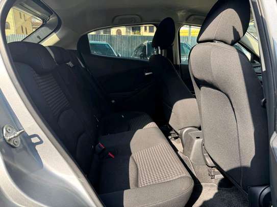 Mazda Demio silver color fully loaded 2019 model. image 6