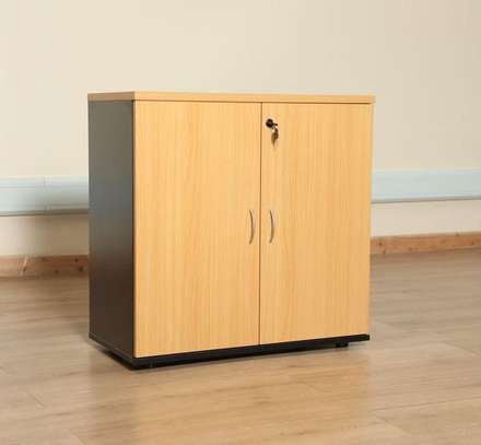 Wooden 2 Door Home Office Storage Cabinet image 4