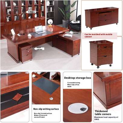 Office Desk: 1.6m Mahogany Office Desk In Sotik image 5