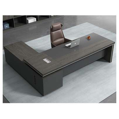 Office Desk: L-Shaped Executive Office Desk In Bobaracho image 6