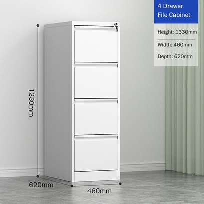 4 Drawer File Cabinet with Lock image 6