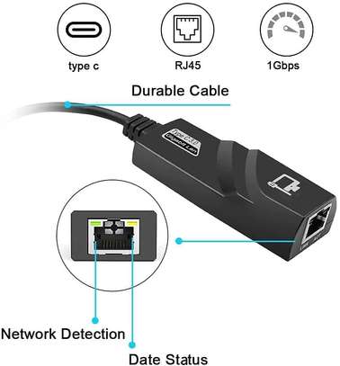 USB-C to Ethernet Converter USB-C to RJ45 Network Adapter image 3