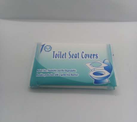 Disposable Toilet Seat Covers - 10 Pack image 1