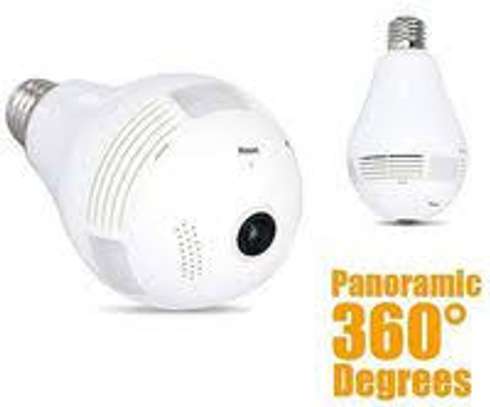 Classic 360 Degree 1080P Wifi Bulb CCTV Nanny Camera image 2