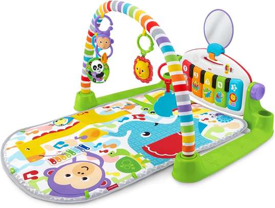 Baby Play Mat With Hanging Toys- Multicolored image 2
