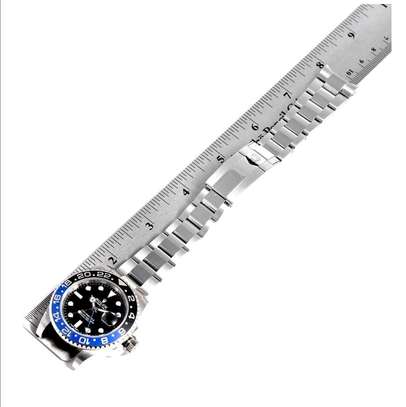 Rolex GMT Master II Batman Blue Black Bezel Steel Watch image 1