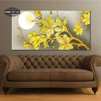 Floral Canvas Wall Decor image 1