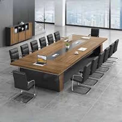 3 M Wooden Executive Boardroom Table image 9