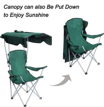 Portable Chair/Beach Chair with Canopy Shade image 1