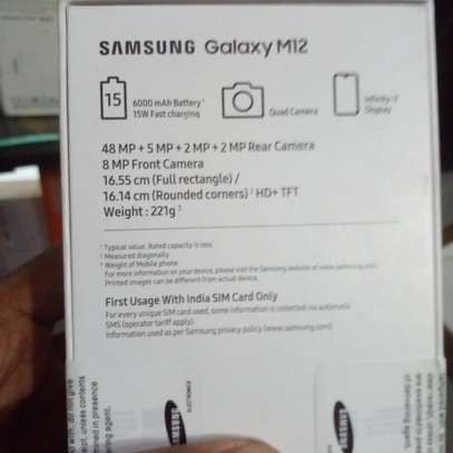Samsung Galaxy M12 6GB RAM/ 128GB Storage image 1