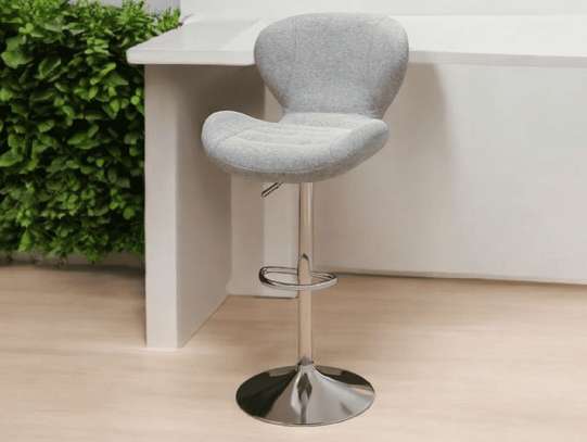 Office Barstool: Swivel Fabric Upholstered Barstool image 5