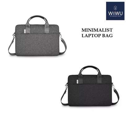 WIWU Minimalist Laptop Bag 14 inch Black/Gray image 3