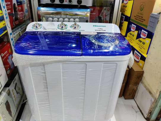 *Hisense 7.5KG Twin Tub Washing Machines/WSQB753W image 3