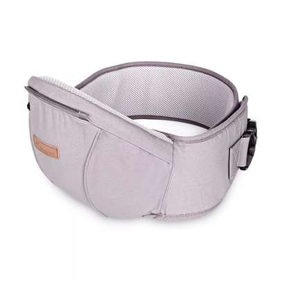 BREATHABLE BABY CARRIER / HIP SEAT CARRIER-GREY image 3
