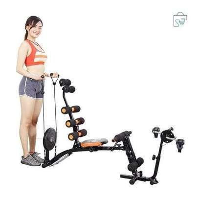 Six Pack Care Gym ABS Exercise Fitness Machine With Peddles And Waist Twisters image 1
